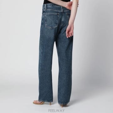 26FW 에이골디 Arc Criss Cross 진 in 다크 인디고 데님 A3171254FMR TP58173