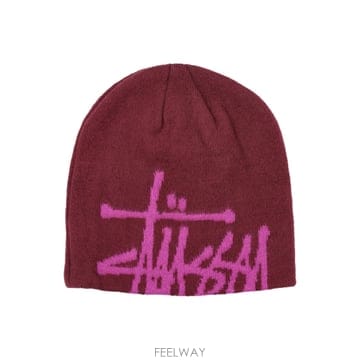 26FW 스투시 스투시 브러시드 아웃 베이직 skullcap 1321279PLUM TP581733497