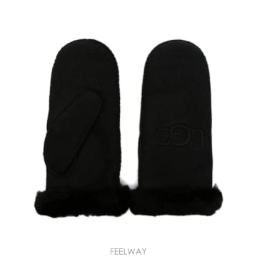 24FW 어그 쉽스킨 EMBROIDER MITTEN 20932BLK TP581719210