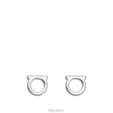 살바토레 페라가모 간치니 귀걸이 with Silver Colored 황동 Plate for 여성 760120