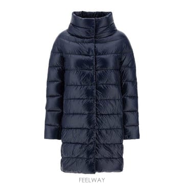 26FW 에르노 Bright 블루 하이 넥 미디 푸퍼 자켓 PI0177DIC12017Z9200 TP58171