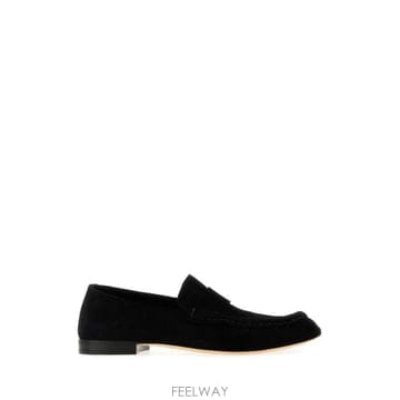 25FW 더 로우 블랙 레더 로퍼 F2096L305BLK TP581739499