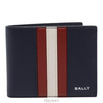 26SS 발리 블루 앤 Red 반지갑 로고 왈렛 MLW06AEC001I5T5P TP581739306