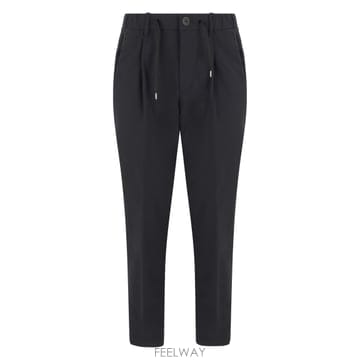 26FW 에르노 트라우저 with crease 앤 엘라스틱 웨이스트 PT000210U125399300 TP5