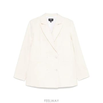 25SS A P C  LUCY 더블 브레스티드 코튼 수트 자켓 COHFUF03212AAD TP58173579