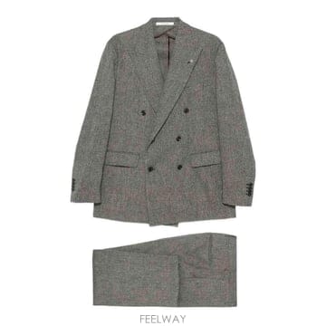26FW 딸리아또레 맨즈 라이트 Grey 울 더블 브레스티드 수트 2SNY10BNTAI610093U26I19