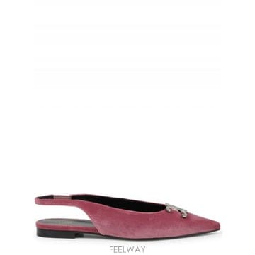 24FW Celine alma triomphe 벨벳 flat 슬링백 05 358012175C24RW TP57
