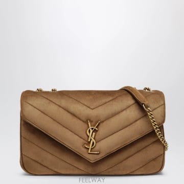 26FW 생로랑 미디움 Loulou 백 in matelasse suede 871619AAEY62916 TP5
