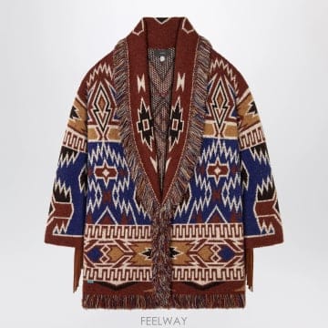 26FW 알라누이 Amazing Journey 블루 버진 울 가디건 LWHB064E26KNI0164584 T