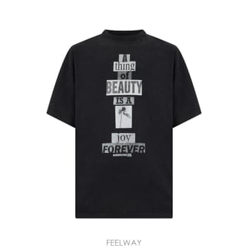 26FW 발렌시아가 T 셔츠 with 그래픽 850345TVVK21041 TP581726177