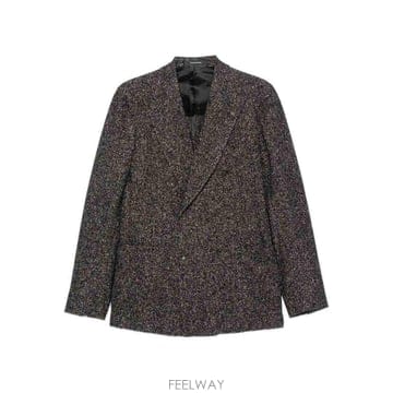 26FW 딸리아또레 Grey 싱글 브레스티드 울 블렌드 자켓 1SMJ20KAI360033J26I289M338