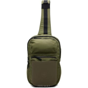 26 FW 스톤아일랜드 카키 9200005 나일론 파나마 메신저백 262828M171000