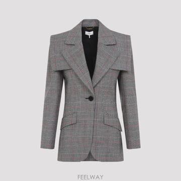 [D14]끌로에 CH26WVE35167 935 BLACK RED 1 여성 자켓 봄버 다운 아우터 JACKET