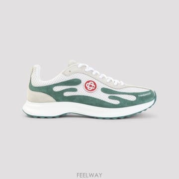 [D14]카사블랑카 AAW26SNK02403M GREEN WHITE 남성 스니커즈 슬립온 Casablanca