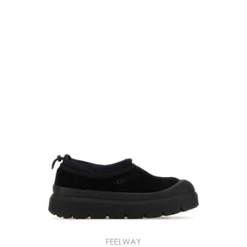 [X45]어그 1144096 BBLC 남성 슬리퍼 샌들 플립플랍 조리 Black suede and rubbe