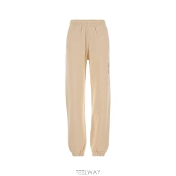 [X45]스포티앤리치 PA08782000CR01 49 여성 조거팬츠 트랙팬츠 와이드 면바지 팬츠 Cream