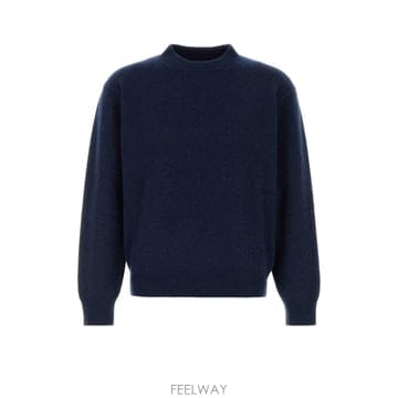 [X45]프라다 UMB674S23216ZJ F0021 남성 스웨터 니트 가디건 Navy blue cashme