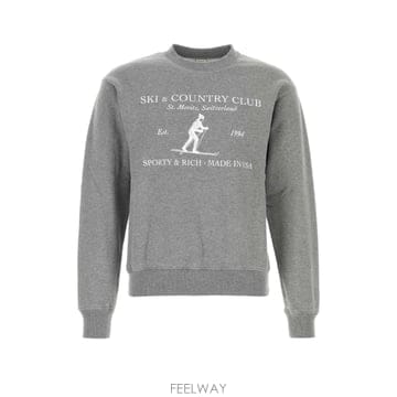 [X45]스포티앤리치 ST10382000BL30 299 여성 스웨터 니트 가디건 Melange grey co