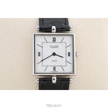 반클리프 아펠 Van Cleef & Arpels La Collection 사각 쿼츠 시계