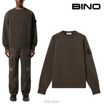26FW 스톤아일랜드 로고 패치 맨투맨 L2S156100008S0051