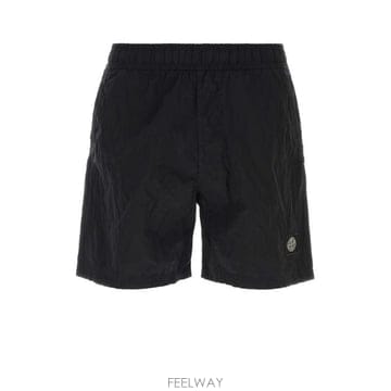 인더샵 STONE ISLAND 메탈 나일론 스윔 팬츠