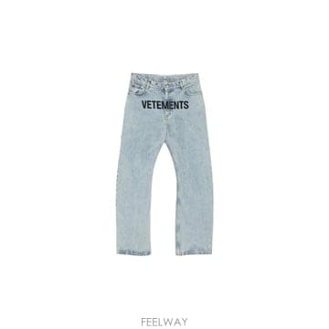 인더샵 VETEMENTS 베트멍 블루 데님 팬츠