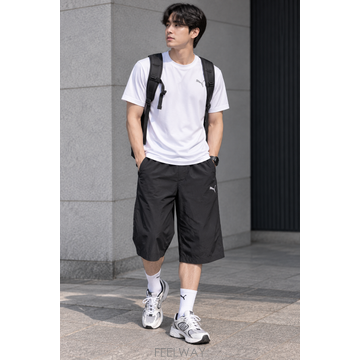 푸마 남성105 DRYCELL 7부 롱팬츠 블랙 (착샷O)/호구제샵
