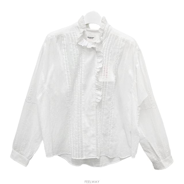 Isabel Marant �����丮 26FW ���ں����� ���ѿ� LEOTA ��ư ���� ����콺 HT0918FA D3J10E 20WH�����丮 26FW ���ں����� ���ѿ� LEOTA ��ư ���� �����