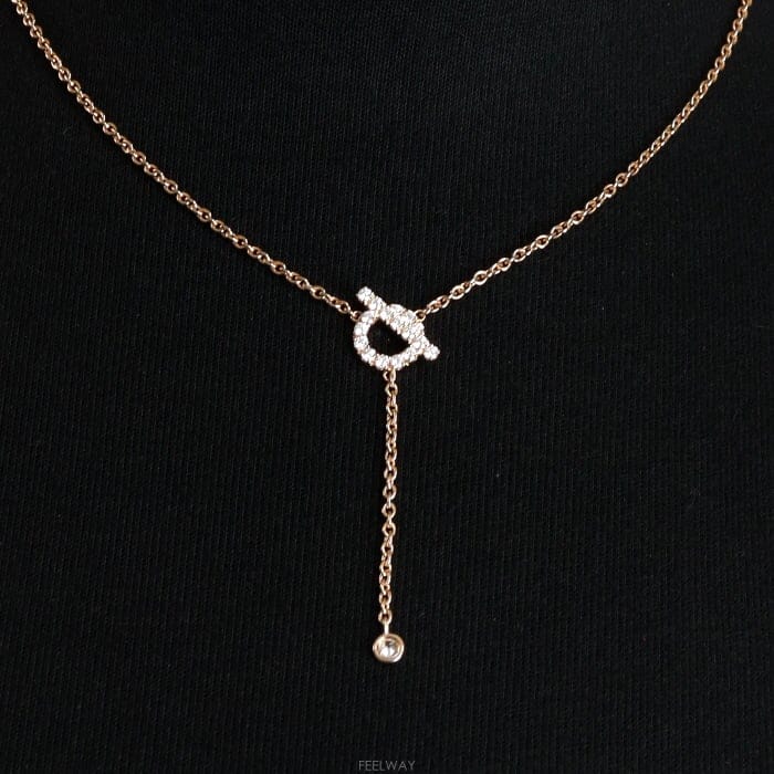 HERMES �����޽� H219208B 26���� 18K������ 0.55CT 18P���̾� ������Ʈ ���� �����aa68216�����޽� H219208B 26���� 18K������ 0.55CT 18P���̾� 