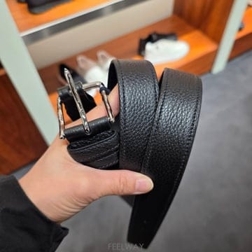 프라다 비텔로 다이노 남성 가죽 벨트 2CM277