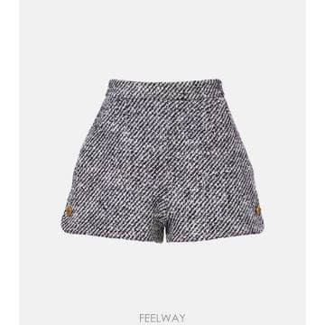 26 FW 베르사체 울 블렌드 부클레 쇼츠 TP581363139