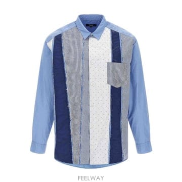 꼼데가르송 Patchwork 셔츠