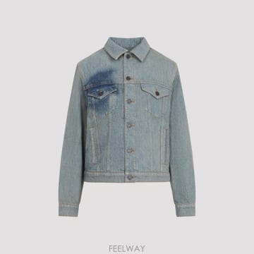 26FW 장폴고띠에 데님 자켓 WITH 페이스 프린트 2604WJA063D0325568 TP581724161