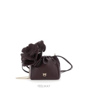 PINKO 26FW Pinko �̴� �� �Ŀ�ġ Flower with Floral ����Ʈ in Bordeaux ���� fo26FW Pinko �̴� �� �Ŀ�ġ Flower with Floral ����Ʈ in