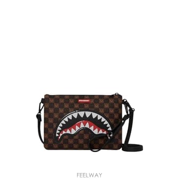 26FW 스프레이그라운드 Sharks In Paris Wtf Bubble 체크 클러치 B9307SHARKSI