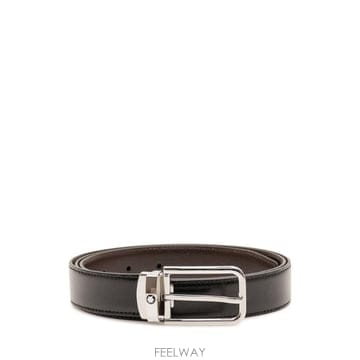 몽블랑 마이스터스튁 직사각형 버클 벨트 223405 BLACKBROWN TP979759185