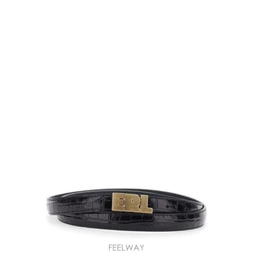 Erl 로고 버클 벨트 ERL13K012 BLACK TP979759461