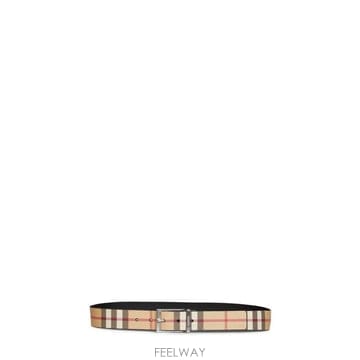 Burberry 리버서블 체크 벨트 8132274 A7026ARCHIVEBEIGEBLACK TP9797589