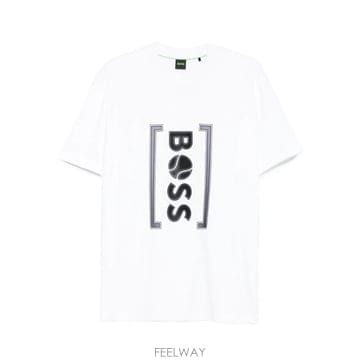 26 FW 보스 테니스 볼 로고 티셔츠 50543905 TP445556390