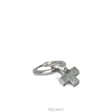 26 FW Parts of Four 크로스 참 싱글 이어링 24353MA TP445374881