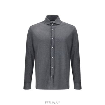 Brunello Cucinelli �ؿ� ���¸���� AW25 ���ڷ���ġ�ڸ� ���� Silk Shirt MH8366686_C572�ؿ� ���¸���� AW25 ���ڷ���ġ�ڸ� ���� Silk Shirt 