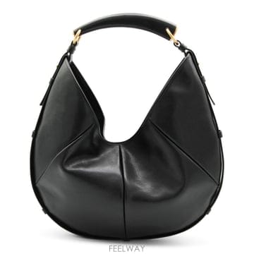 Saint Laurent [B47]���ζ� 862029AAGWJ1000 ���� ����� ��Ŷ�� ȣ���� ���� BLACK LEATHER MED[B47]���ζ� 862029AAGWJ1000 ���� ����� ��Ŷ�� ȣ���� 