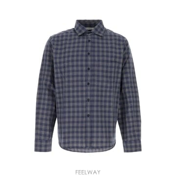 | Other Brand | [X45]GIMAGUAS RUBENCHECKSSHIRT DARKBLUE ���� ���� ���� ���� ���� Embro[X45]GIMAGUAS RUBENCHECKSSHIRT DARKBLUE ���� ���� ����