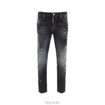 [X45]DSQUARED S71LB1790S30357 900 남성 데님 청바지 진 Graphite stret