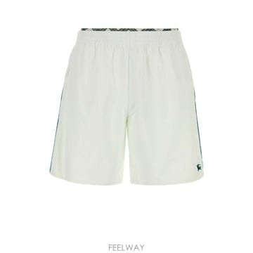 [X45]버버리 8125894 A2014 남성 바지 면바지 조거 카고 와이드 White stretch nyl