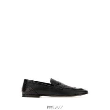 [X45]돌체앤가바나 A50698A2J75 8B956 남성 슬리퍼 샌들 플립플랍 조리 Black leathe
