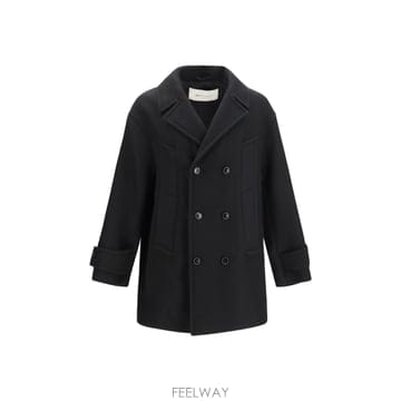 [K68]아미 HCO480WV0078 001 남성 코트 하프 롱 트렌치코트 레인코트 파카 Wool Pea C