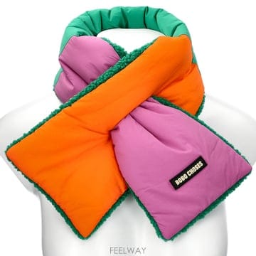 구템즈 26FW 보보쇼즈 키즈 블록 플리스 머플러  B226AI033 561