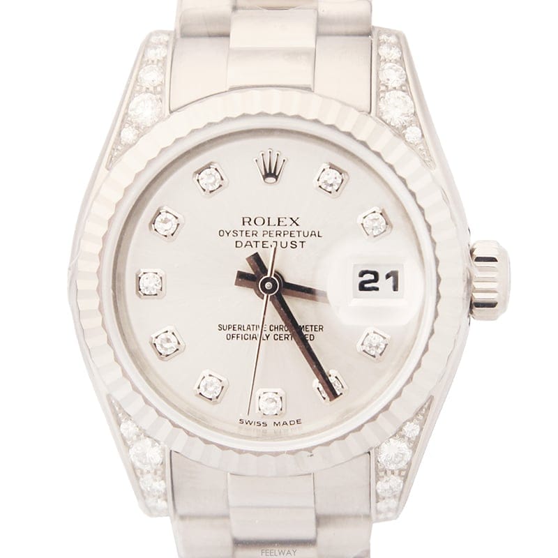 Rolex [��������] ROLEX �ѷ��� ����Ʈ����Ʈ 179239G ���̾Ƽ��� ȭ��Ʈ���18K 26mm �ð�[��������] ROLEX �ѷ��� ����Ʈ����Ʈ 179239G ���̾Ƽ�