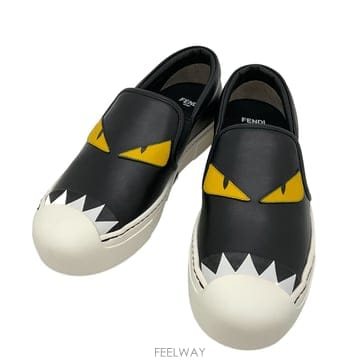 [당일발송] FENDI 펜디 몬스터 여성 슬립온 블랙 / 8E5110